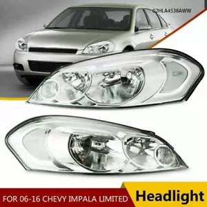 Faros cromados lámparas transparentes aptos para Impala 2006-2013/2006-2007 Monte Carlo - Imagen 1 de 11