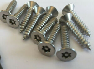 x 5/16" 8mm Stainless Screw 304 CSK 2.9mm Qty 30 Countersunk Self Tapping 4g