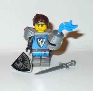 LEGO MOC Medieval Black Knight Falcon female Figure brown bow hero sword 10305 - Picture 1 of 2
