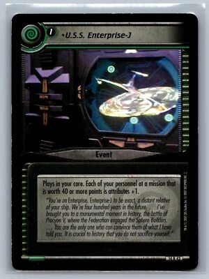 Star Trek CCG 2E U.S.S. Enterprise-J #14 R 43 TCG What You Leave Behind - Image 1 of 2