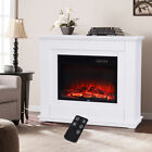 Modern Electric Fireplace 1.8KW LED Flame Effect Fire Heater Stove with Remote