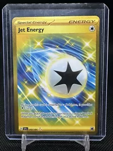 2x Pokemon TCG Jet Energy 252/191 SV08: Surging Sparks Hyper Rare English Mint - Picture 1 of 4