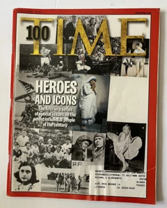 Time Magazine 100 Heroes and Icons June 14 1999 Anne Frank Princess Diana - Picture 1 of 3