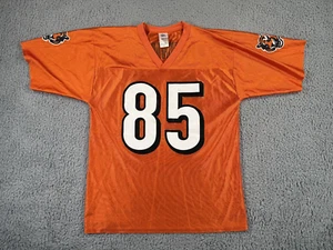 Chad Johnson Cincinati Bengals Jersey Mens Medium Orange NFL Players Logo VTG - Picture 1 of 14