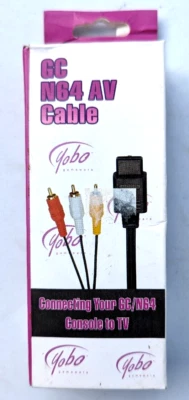 YOBO Nintendo GameCube N64/GC,SNES Audio Video Cable For Brand New NIB - Image 1 of 2