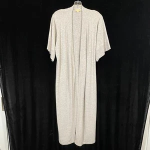 Michael Kors Collection Designer 100% Cashmere Duster Cardigan Gray S - Picture 1 of 6