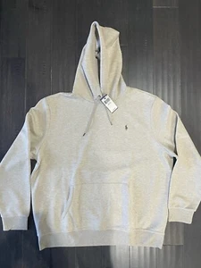 Neu mit Etikett Polo Ralph Lauren Doppelstrick-Hoodie - hellbraun - Größe 2X - Bild 1 von 4