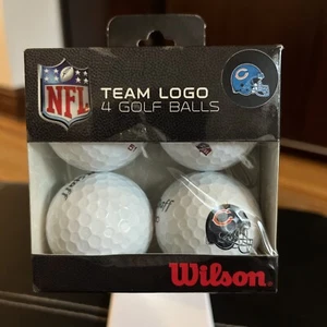 Chicago Bears 4er Pack Wilson Golfbälle Brandneu Versiegelt  - Bild 1 von 5