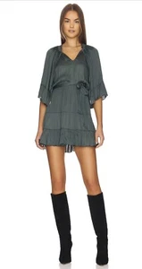 Teal Mini Dress By Mink Pink. Anya Mini Dress. Size L - Picture 1 of 3