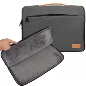 Men Women Briefcase 15" Laptop Sleeve Travel Case For Macbook Air / Macbook Pro - Picture 1 of 8