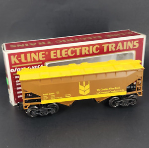 K Line K-624801 Canada Railway CNWX Classic Hopper Freight Car in Box O Gauge