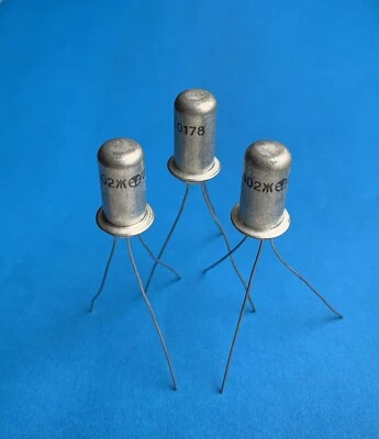 20pcs. GT402J (ГТ402Ж) PNP Power Germanium Transistor 0.6W 0.5A~AC124 - Image 1 of 4