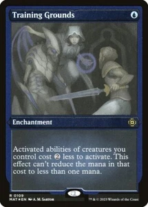 Training Grounds Etched FOIL #109 | MAT MOM: The Aftermath | MTG | Ships today! - Picture 1 of 1