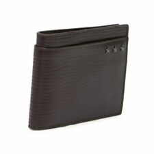 John Varvatos USA Billfold Brown Leather Wallet 31vs13x003