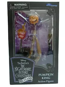 Disney The Nightmare Before Christmas 25 Years Pumpkin King Action Figure - Picture 1 of 4