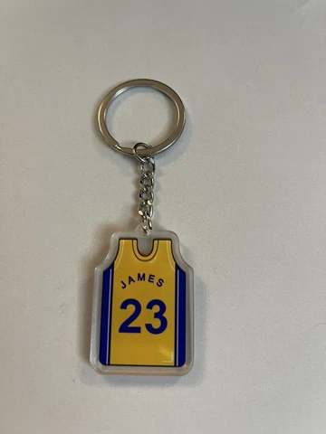 LeBron James Los Angeles Lakers Jersey Acrylic Keychain NBA Basketball Cover