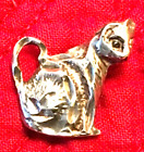 925 Sterling Silver Cat Charm for Bracelet or for Necklace