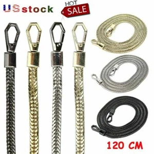 48inch Replacement Purse Chain Strap Handle Shoulder Crossbody Handbag Bag Metal - Picture 1 of 17
