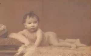 49) PHOTO FOR MEMORY OF THE LITTLE ORNELLA 1922 VIDAU ANCONA - Picture 1 of 2