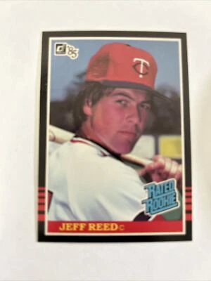 1985 Donruss Card #30 Jeff Reed Minnesota Twins Rated Rookie RC NmMt Free Ship! - Image 1 of 4