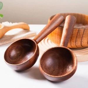 Eco-friendly Long Handled Spoon Long Handle Serving Soup Spoon Picnic - Picture 1 of 19