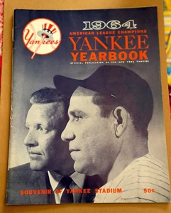 1964 N.Y. Yankees Yearbook - Mickey Mantle - EX ! - Picture 1 of 2
