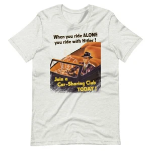 Camisa de propaganda de Estados Unidos de la Segunda Guerra Mundial - camiseta antifascista antinazi de la Segunda Guerra Mundial, camiseta meme - Imagen 1 de 10