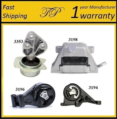 4 PCS MOTOR & TRANS MOUNT FOR 2012-2016 BUICK LACROSSE 2.4L - Image 1 of 4