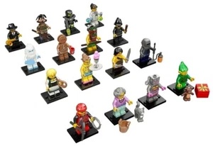 LEGO Minifigures Series 11 71002 Complete Set Of 16 Figures With Packs (opened) - Picture 1 of 1