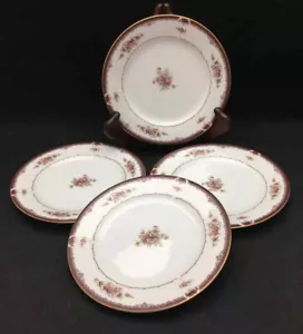 Noritake Bordeaux Bread Plates (set of 4) - contemporary Fine China - Picture 1 of 4