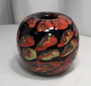Vintage 1978 Art Glass Vase Signed:  Sweet 78! - Picture 1 of 7