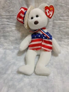 TY Beanie "SAM"™ the uncle U.S.A. bear - Picture 1 of 5