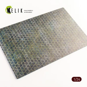 Stands for models - Acrylic Base Cobblestone road 1910s-1930s Scale 1:24 KS24011 - Picture 1 of 4