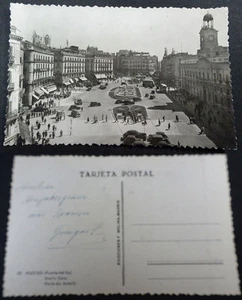 ANTIGUA POSTAL MADRID PUERTA DEL SOL POSTCARD POSTKARTE                  CC03582 - Bild 1 von 2