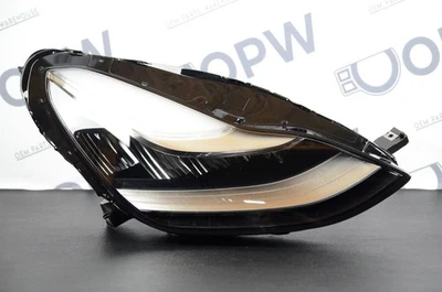 Euro! Faro reflector LED 2017-2023 Tesla Modelo 3 Y lado derecho derecho OEM Foto 1 de 4