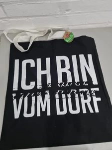 Ich Bin Vom Dorf Tasche Tragetasche Stoff Karls Schwarz Tüte  - Bild 1 von 2