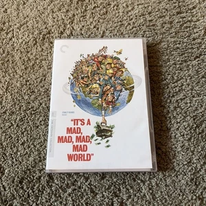 It's A Mad, Mad, Mad, Mad World 1963 DVD 2017 The Criterion Collection w/Booklet - Picture 1 of 3