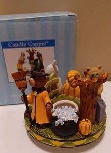 Halloween / Fall /Harvest Old Virginia Candle Co Candle Capper Topper Boo Bears - Picture 1 of 4