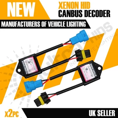 XENON HID KIT H7 H3 HB4 CANBUS  ERROR DECODER  CANCELLER  MERCEDES C CLASS c220 - Image 1 of 4