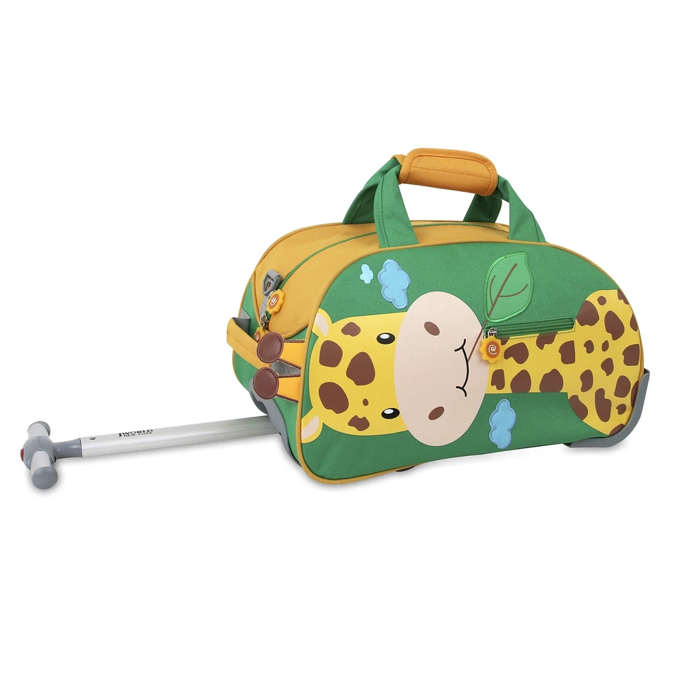 Giraffe Rolling Duffel Bag, GIRAFFE, One Size - Image 1 of 2