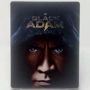 Black Adam Best Buy Exclusive SteelBook (4K Ultra HD + Blu-ray, 2-Dis Set, 2023) - Picture 1 of 23