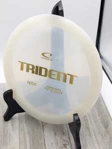 New Latitude 64 Opto Trident Driver Disc Golf Disc 175 Grams WHITE  - Picture 1 of 5