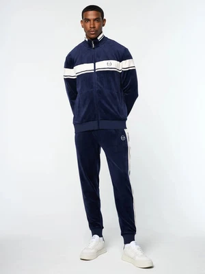 Sergio Tacchini - Damarindo Velour Track Set - Maritime Blue - Size Large (LG) - Image 1 of 4