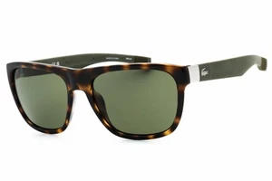 Gafas de sol LACOSTE L664S 220 marco habanero oscuro lentes verdes 55 mm - Imagen 1 de 4