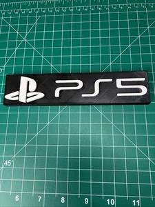 Impreso en 3D PlayStation 5 PS5 Logo Letrero Pantalla Fan Art Videojuego #2 - Imagen 1 de 3