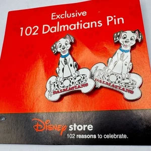 Disney Store Exclusive 102 Dalmatians Dog Pin Set Of 2 - Picture 1 of 3