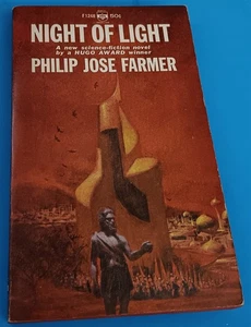 VINTAGE 1966 BERKLEY MEDALLION BOOKS NIGHT OF LIGHT PHILIP JOSE FARMER FN+!! - Picture 1 of 4