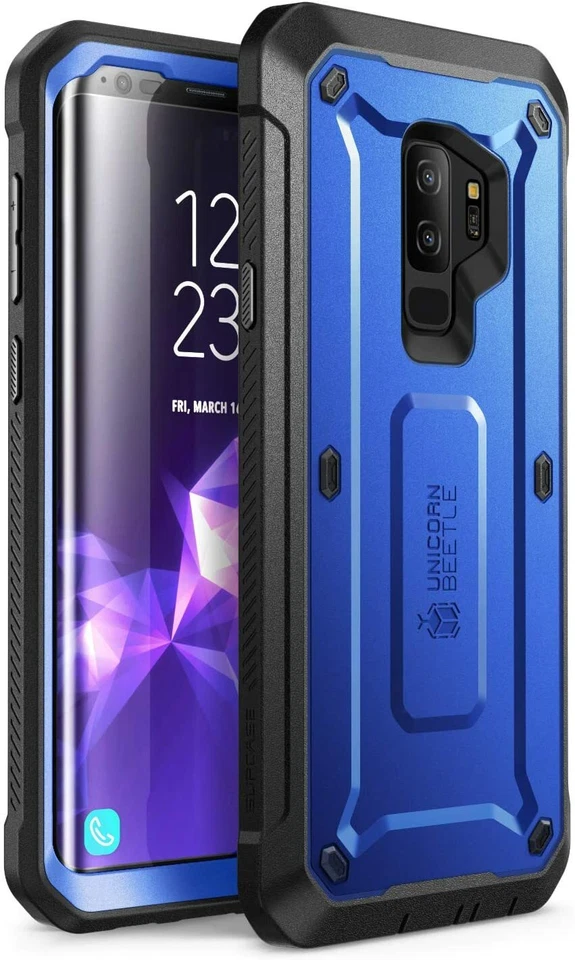 SUPCASE Para Samsung Galaxy S9+ Plus, Funda Giratoria Funda Pantalla Incorporada Foto 1 de 4