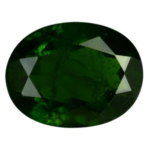 2,04 quilates magnífico corte ovalado (9 x 7 mm) sin calentar/sin tratar diópsido cromado verde - Imagen 1 de 1