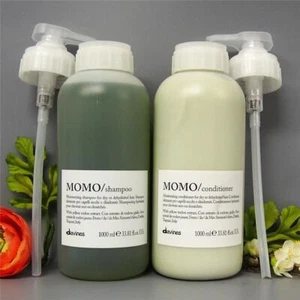With Pumps  Davines MOMO Moisturizing Shampoo & MOMO Conditioner 33.8oz/ 1000ml - Picture 1 of 3